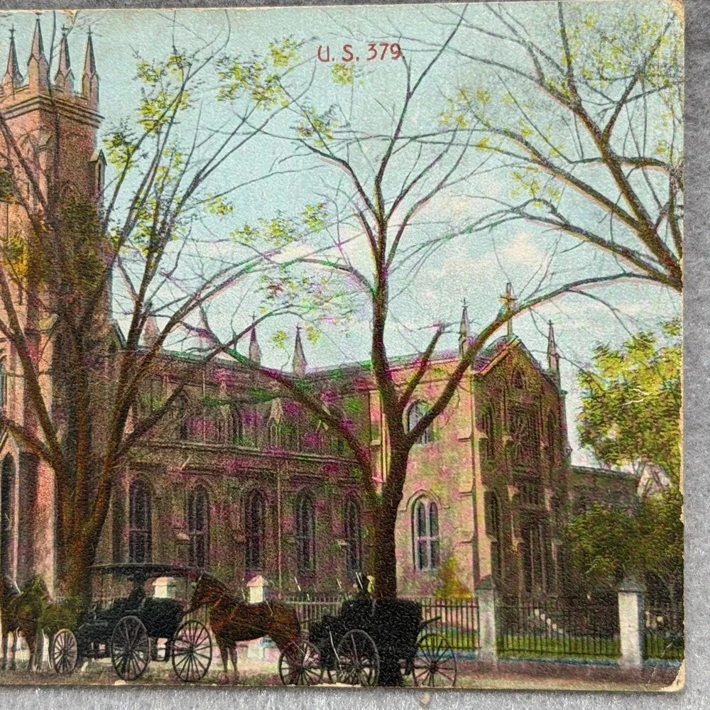 Columbia South Carolina Trinity Episcopal Church NC Martin TN Post 1916 POSTCARD